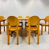 Ensemble de salle à manger de table extensible et 6 chaises