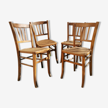 Lot de 4 chaises bistrot