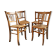 Lot de 4 chaises bistrot