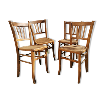 Lot de 4 chaises bistrot