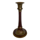 Purple violet cloisonné candlestick