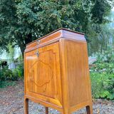 Louis XV Style Walnut Cabinet Secretary