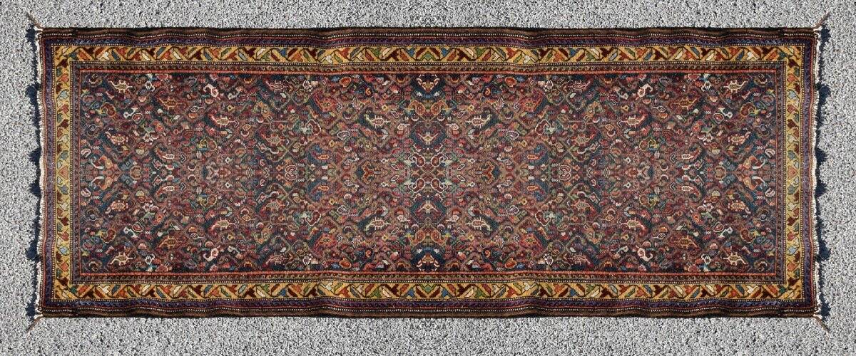 Persian Oriental rug Iran Ancient Malayer: 1.07 x 2.80 metres