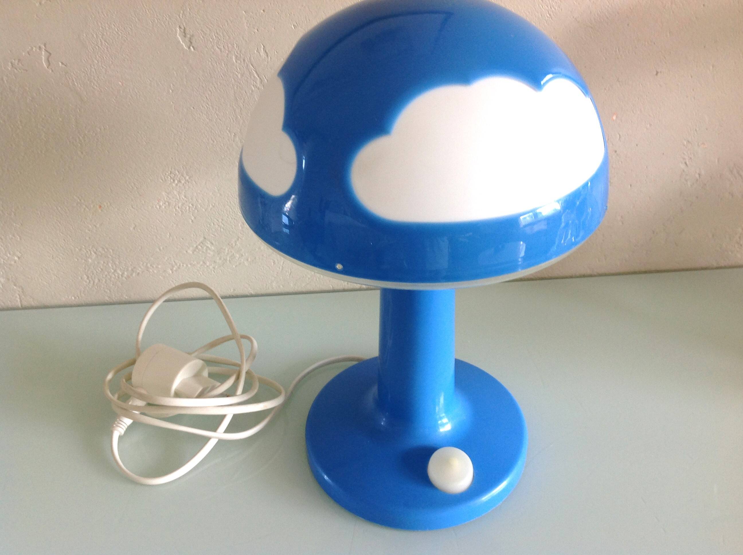 Blue Skojig cloud lamp by Ikea / vintage 80s-90s