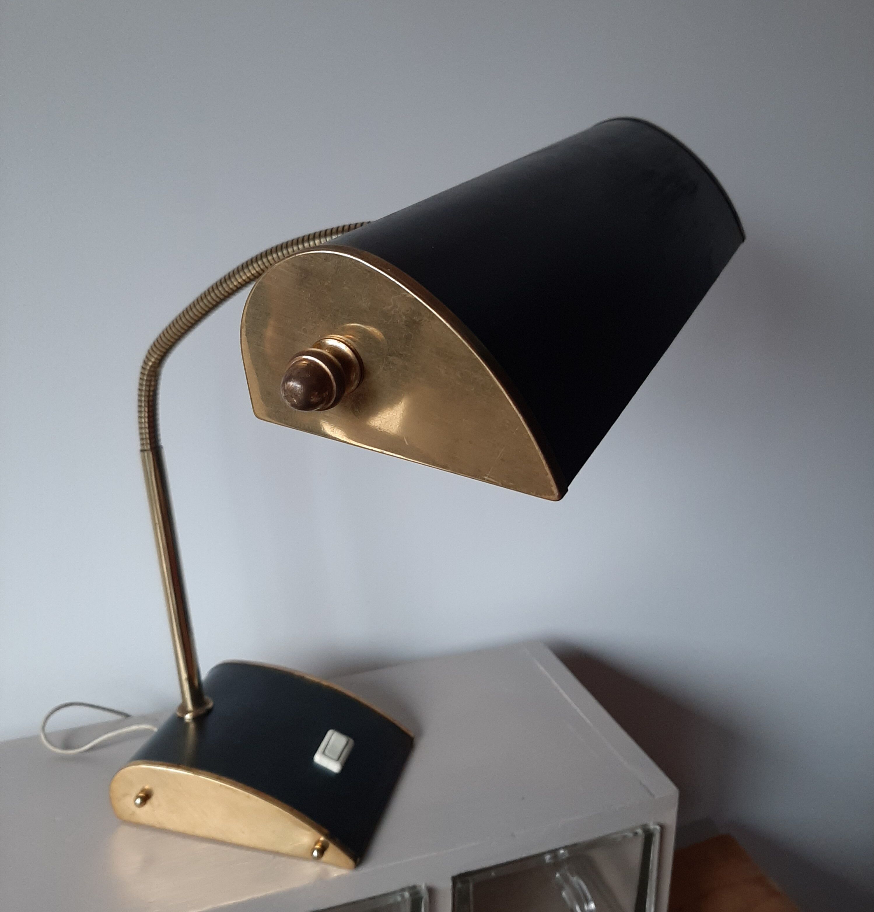 Old notary desk lamp