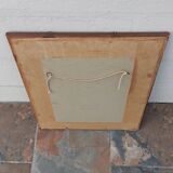 Vintage canvas painting