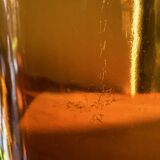 70s Amber Glass Orangeade Set - Vintage 9 Piece Set - Made in FRANCE