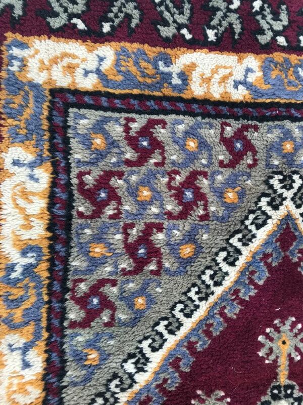 Vintage tunisian rug handmade 98 x 154 cm
