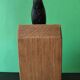 Pair of sculpted oak bookends – The Crow and the Fox