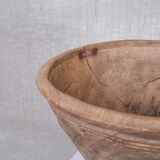 Antique Primitive French Wooden Bowl