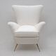 Art Dèco Italian Lounge Armchair from Hotel Bristol Merano, 50s