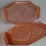 Pair of art deco dishes