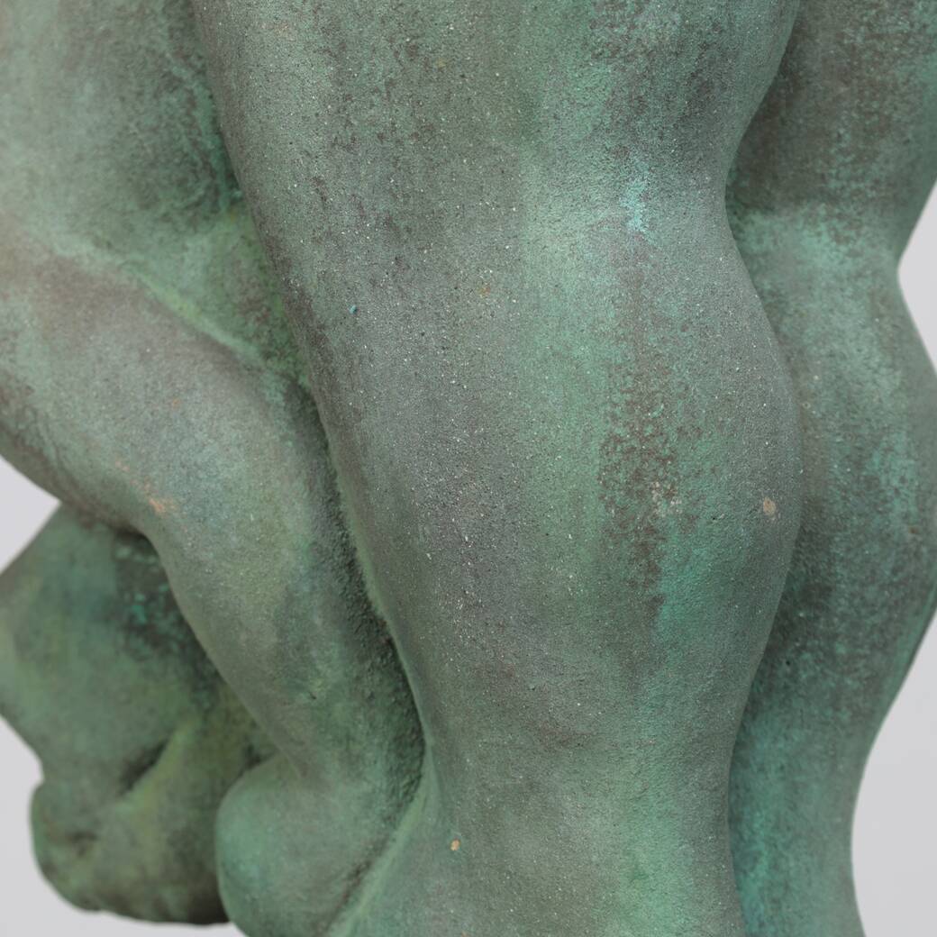 Figurative female sculpture by Francine Govers, 1990s