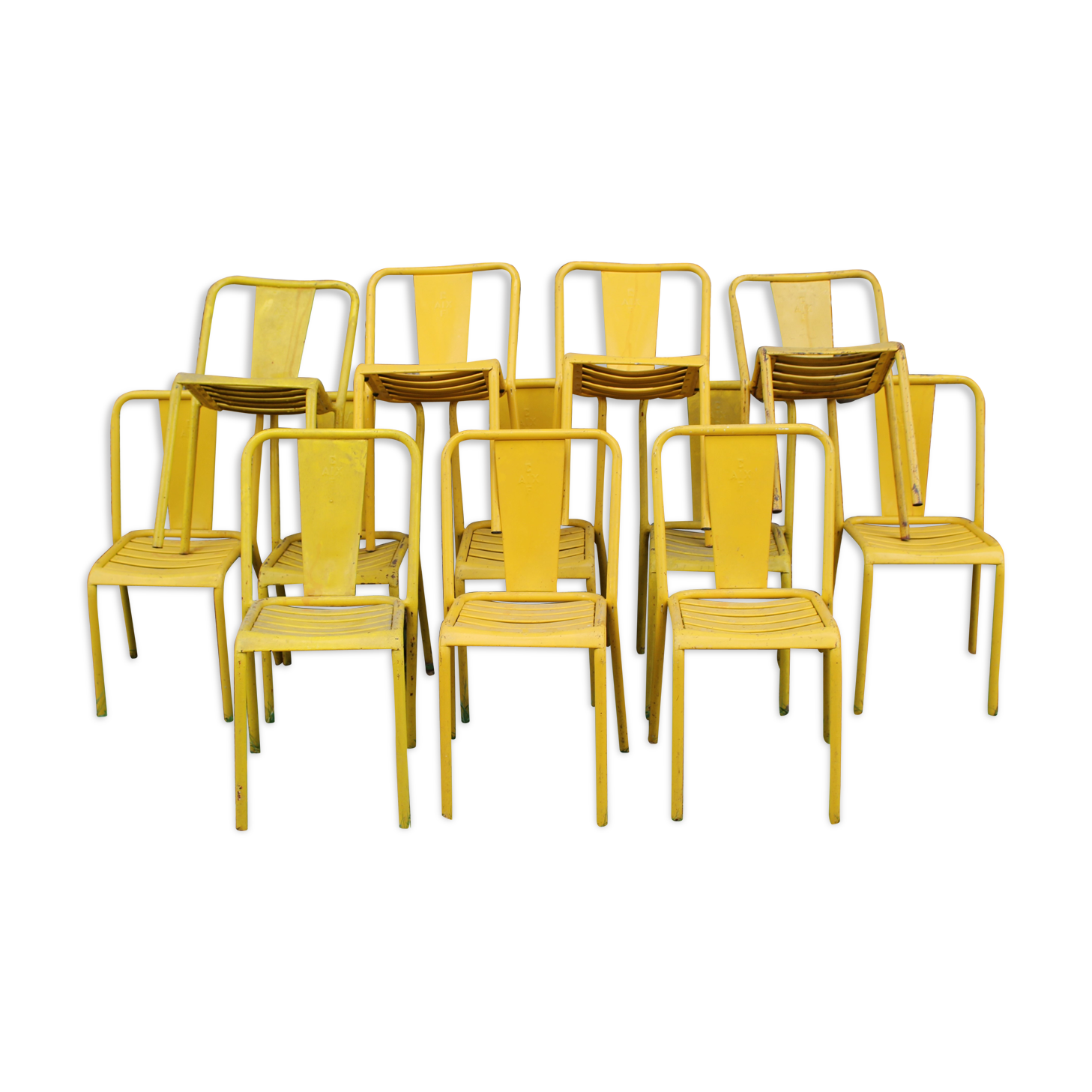 Set of 12 chairs Tolix model T4