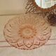 XL fruit basket pink glass