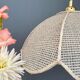 Suspension lamp vintage flower