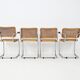 Set of 4 dining chairs Style B32 by Marcel Breuer
