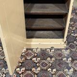 Bureau anglais en chêne et noyer du début XXème