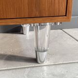 Teak chest of drawers 1970s with perspex handles