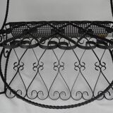 vintage wrought iron magazine rack Chaty Vallauris