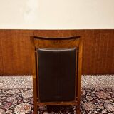 Classic Art Deco Armchair Black High