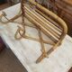 Rattan coat rack