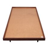 Magnifique méridienne en teck de style minimaliste, années 1950, Hollande