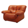 Lounge chair, Italian design, 1970s, manufacturer: PelleRossi
