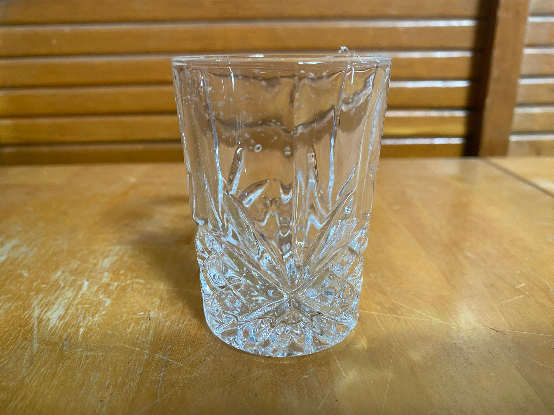 Série De 6 Verres à Shooter Verre Taillé Design Rétro #E390