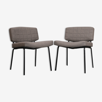 Pair of 'conseil' armchairs by Pierre Guariche for Meurop 1960
