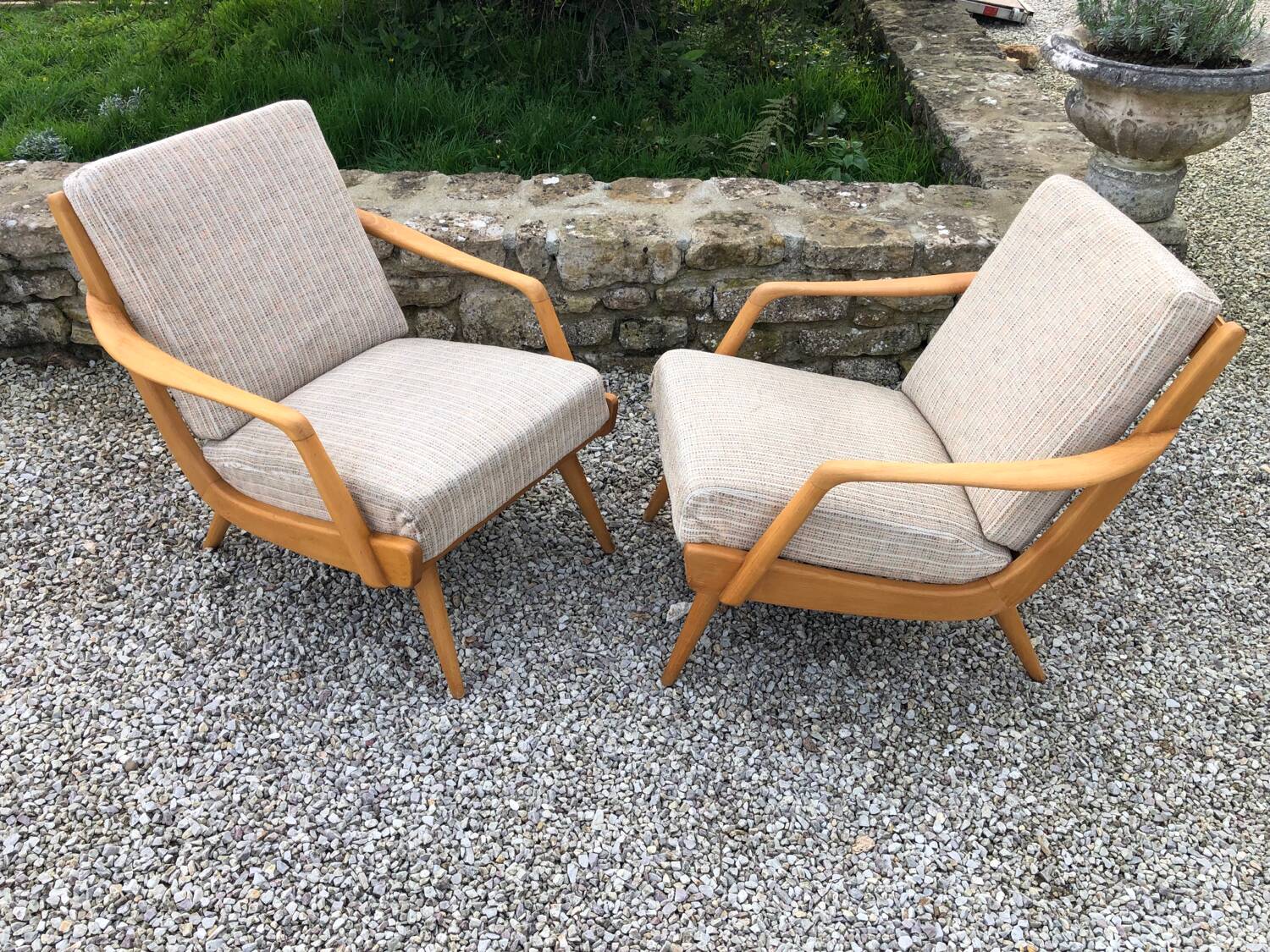 Pair of vintage armchairs
