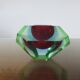 Sommerso Murano glass ashtray by Flavio Poli for Seguso 1960