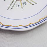 Revolutionary earthenware plate from Nevers