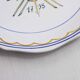 Revolutionary earthenware plate from Nevers
