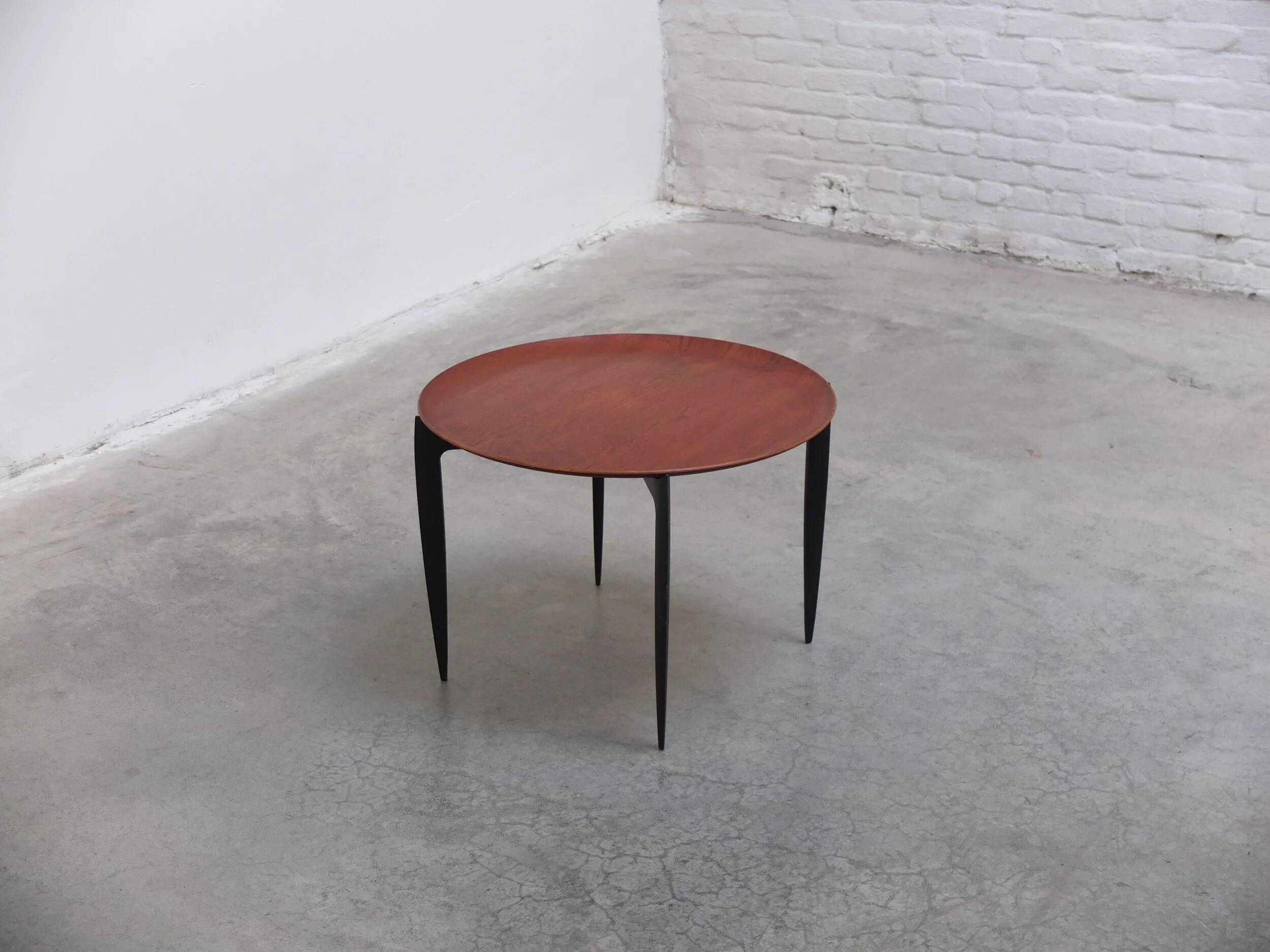 Rare tray table by Engholm & Willumsen for Fritz Hansen, 1963