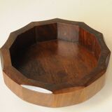 Vintage Wooden Coupe - Geometric Design Octagonal Cut-Outs Centre Table