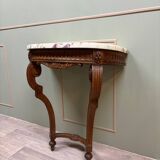 Louis xvi style oak wall console xix eme century
