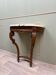 Console d'applique en chêne de style louis xvi xix eme siècle