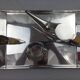Christofle gallia como - service the lino sabattini 1957 silver metal rattan tbe