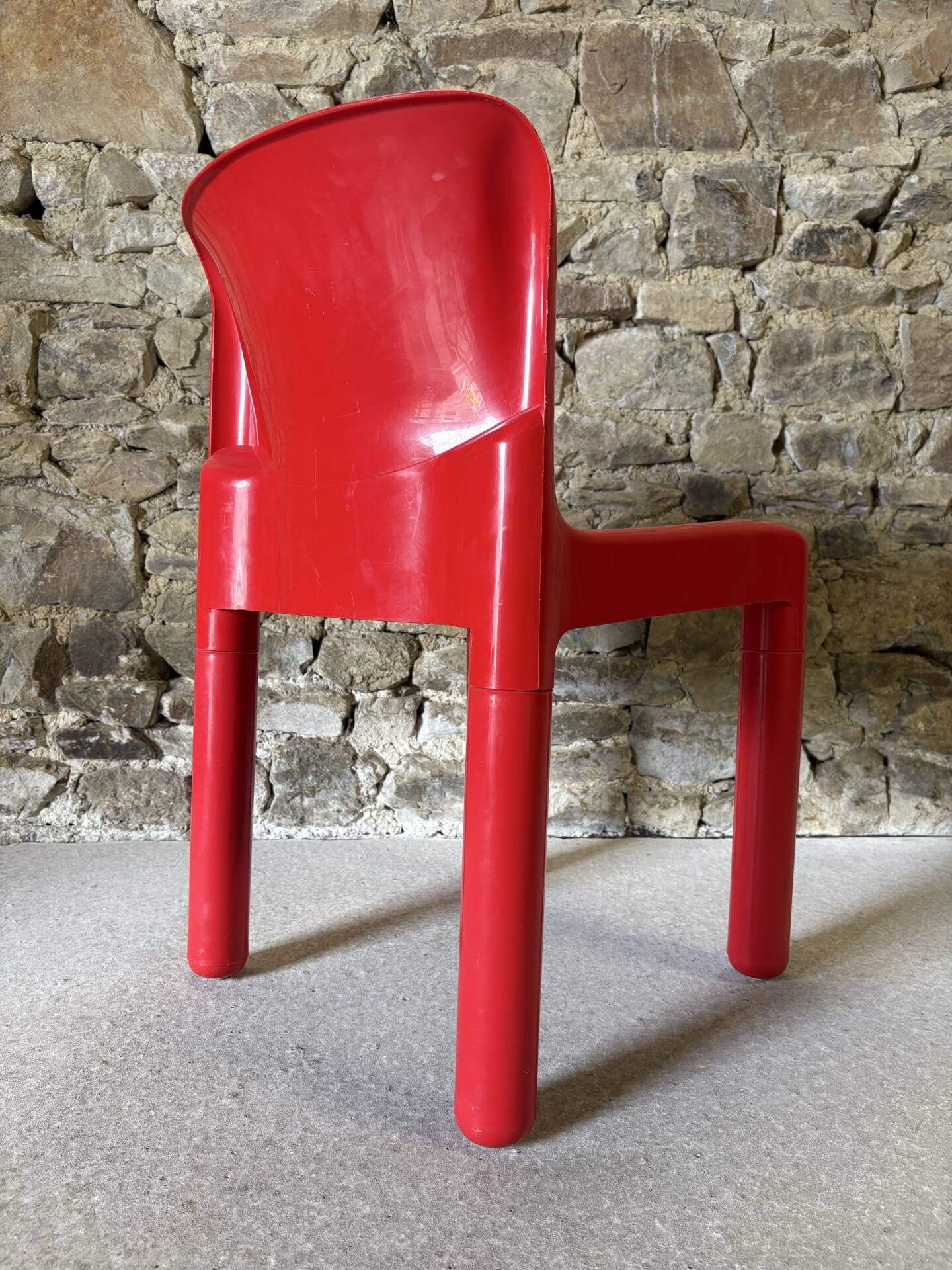 4 chairs model 4875 by C. Bartoli for Kartell, 1970