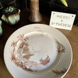 Plat de service Gien Revues d’Orient