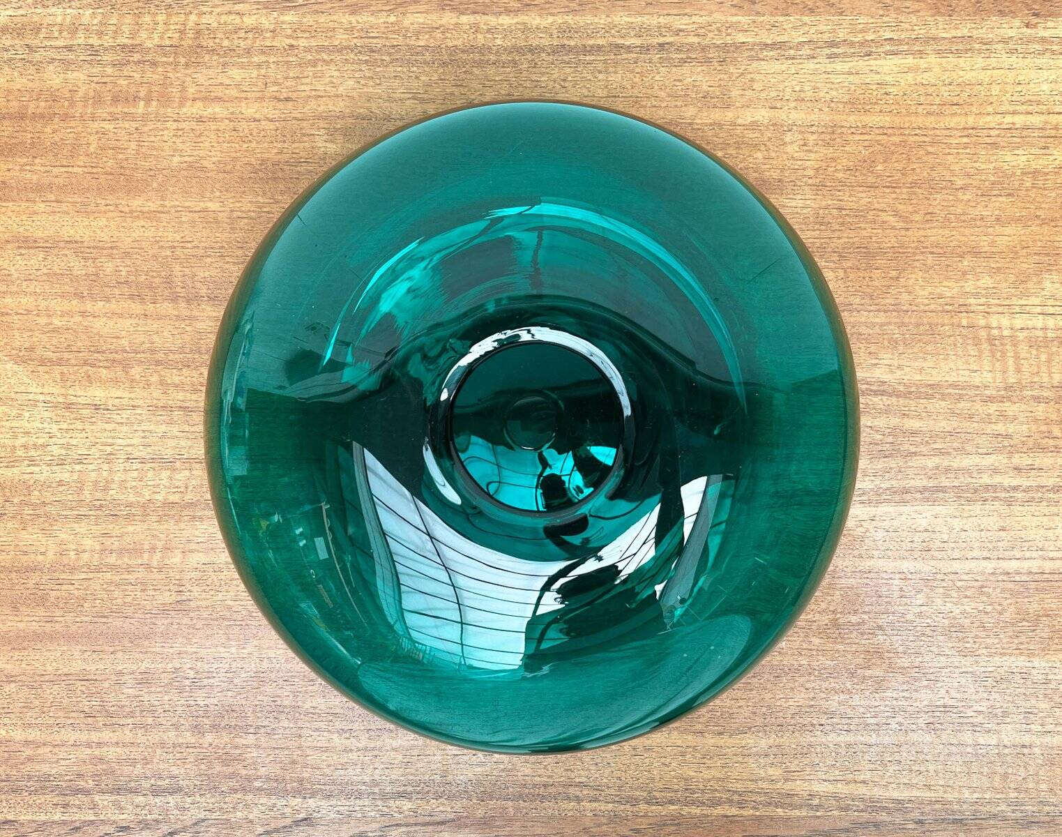 Large vase from the Swedish Stockholm series, handmade glass from Ikea, 1990s.
