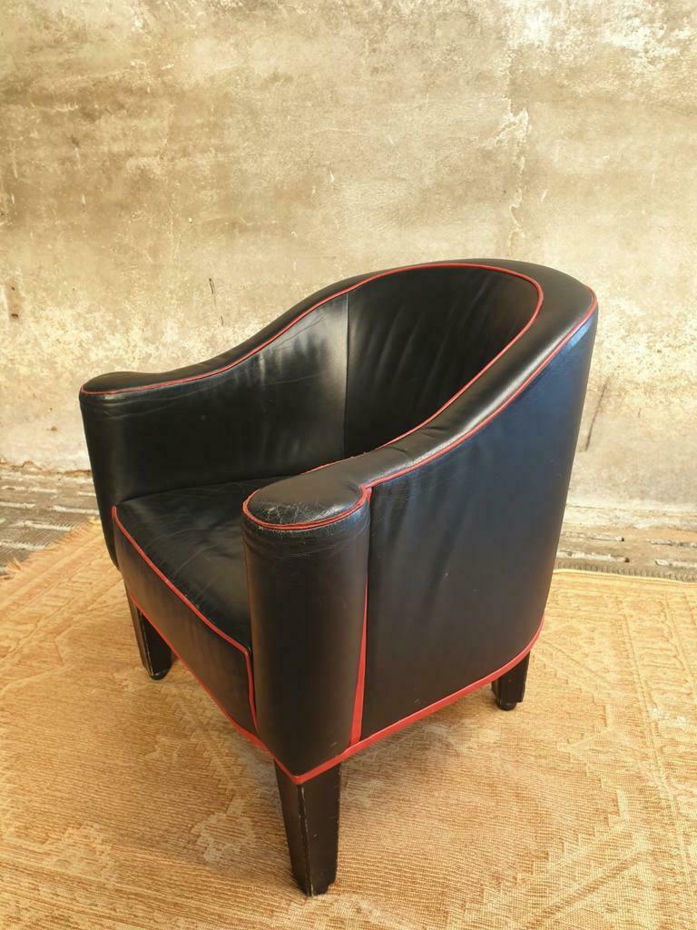 Fauteuil design vintage Wittmann par Hoffmann