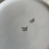 Set of two Limoges Poral France plates