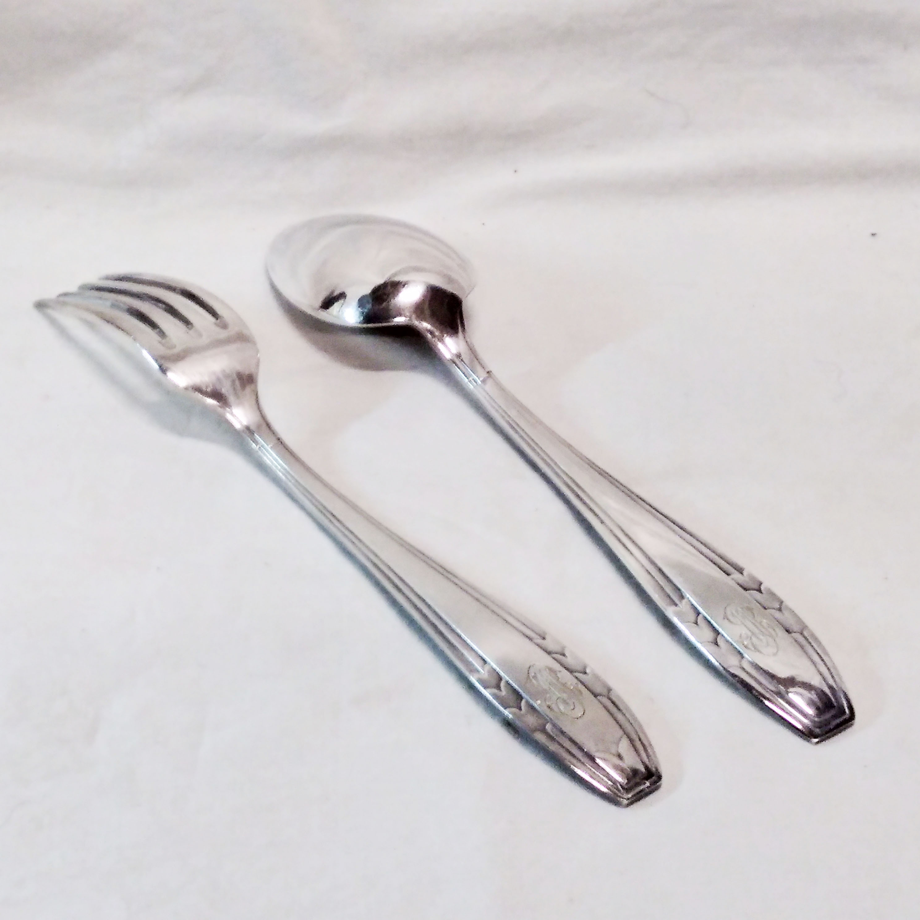 Silver metal birth cover