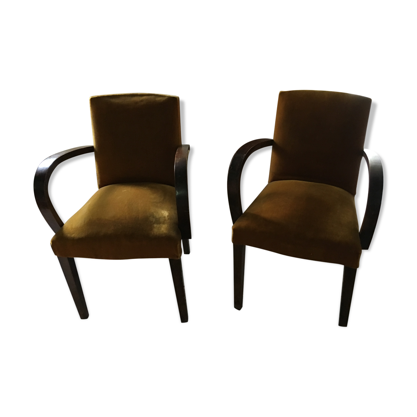 Paire de fauteuil bridge des années 40