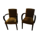 Paire de fauteuil bridge des années 40