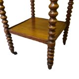 French Walnut Plant Table With Drawer, Mid 19th Century