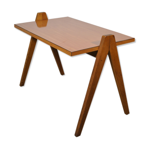 Table appoint pieds compas vintage 1960