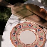 Assiette hibiscus